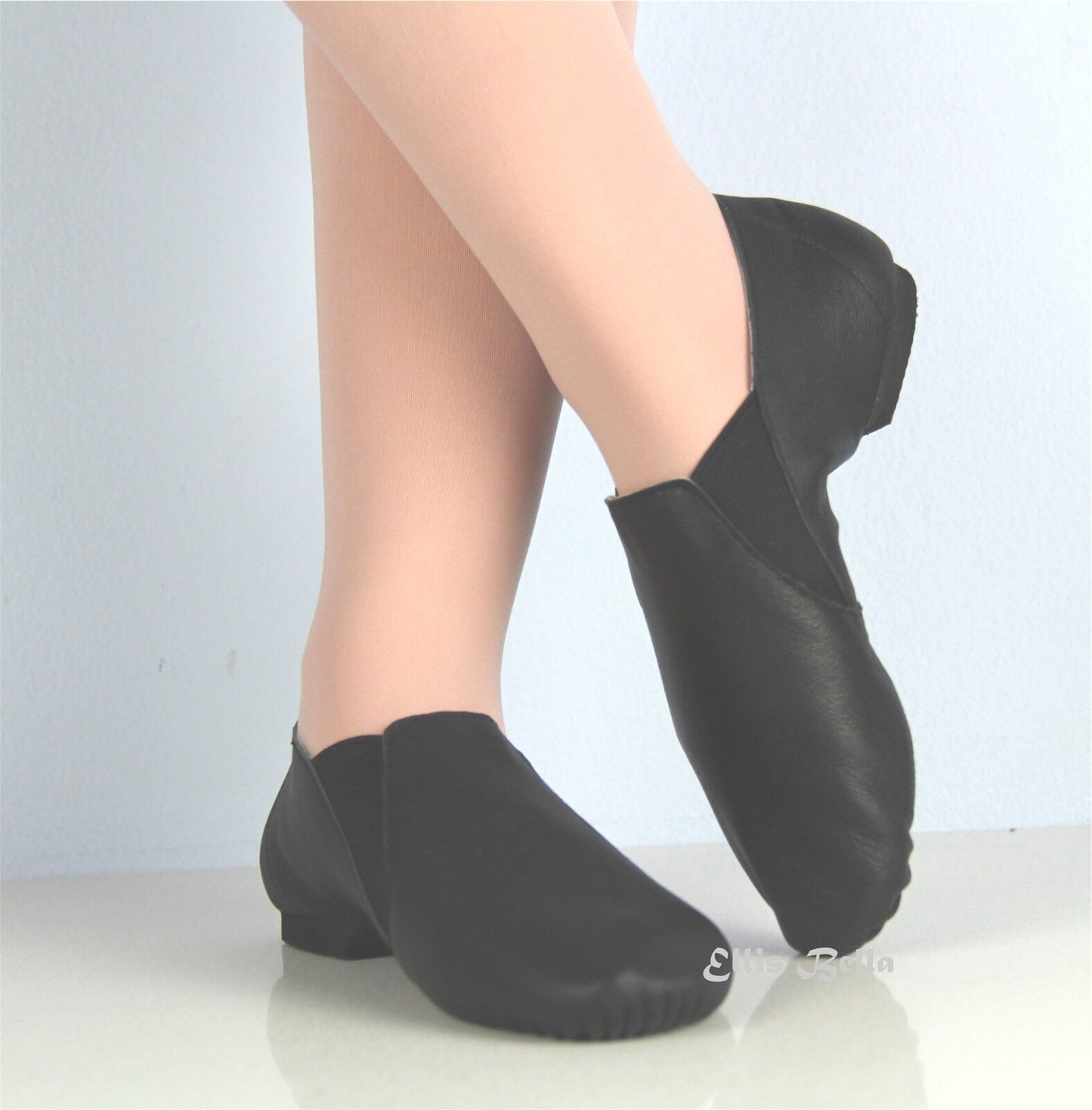 Slip on Jazz Booties (Black)