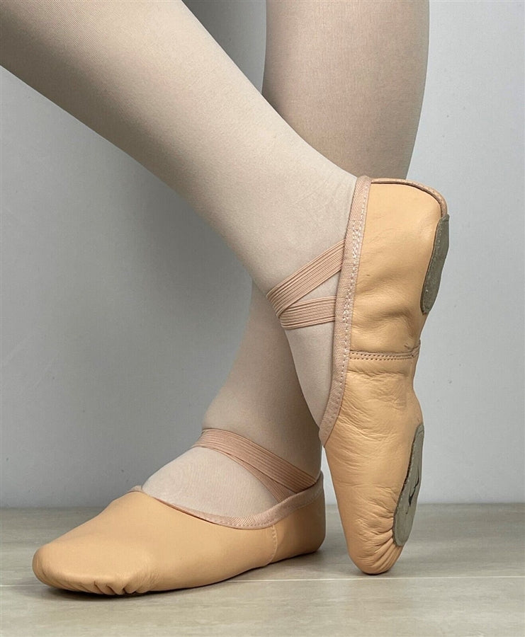 Split Sole Leather Ballet Shoes (Prima Pink) – Ellis Bella