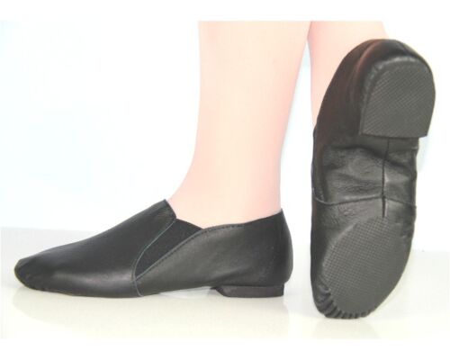 Slip on Jazz Booties (Black)