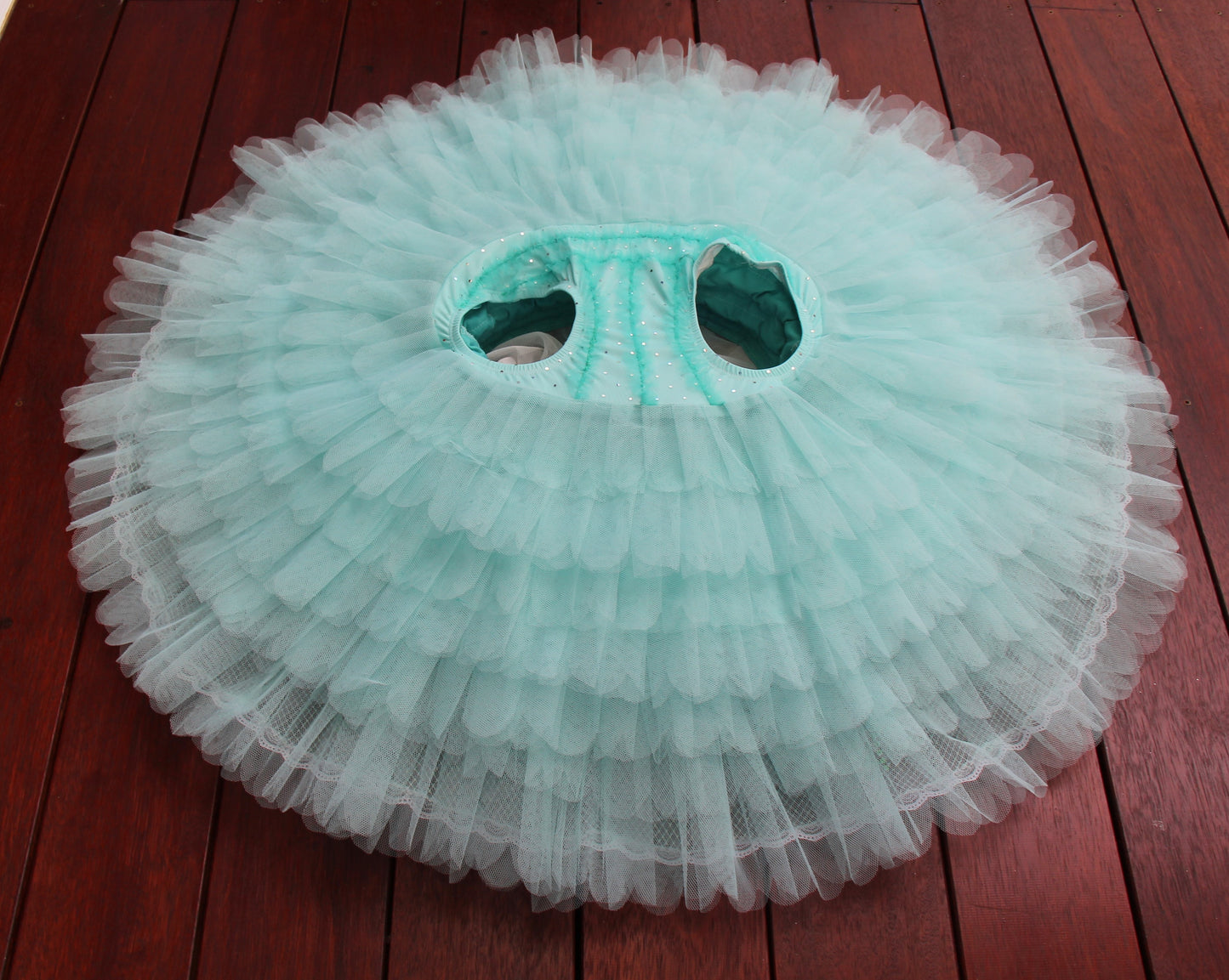 Ballet Performance Tutu -- Performance Quality in Emerald forest velvet green