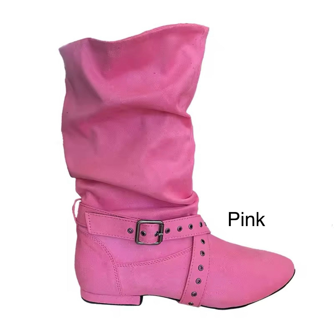 Practice Line dance Boots Faux Suede Mid-calf