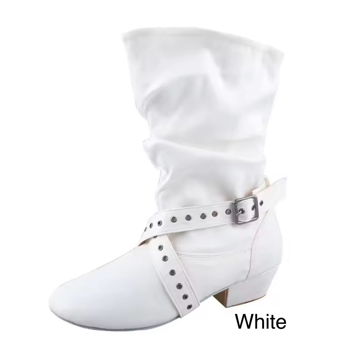 Practice Line dance Boots Faux Suede Mid-calf