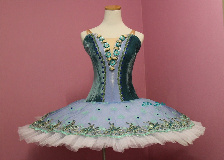 Ballet performance tutu -- Performances Quality in Turquoise Green 6017T
