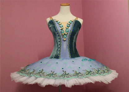 Ballet performance tutu -- Performances Quality in Turquoise Green 6017T