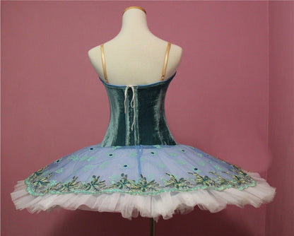 Ballet performance tutu -- Performances Quality in Turquoise Green 6017T