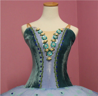 Ballet performance tutu -- Performances Quality in Turquoise Green 6017T