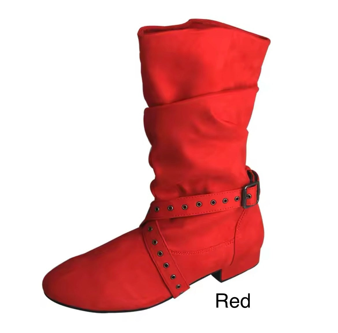 Practice Line dance Boots Faux Suede Mid-calf