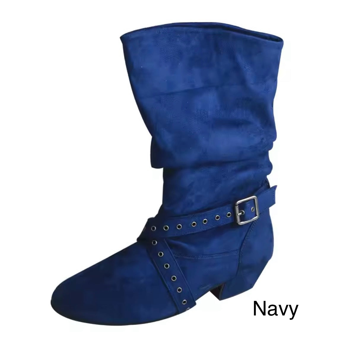Practice Line dance Boots Faux Suede Mid-calf