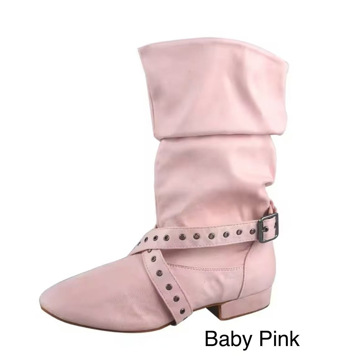 Practice Line dance Boots Faux Suede Mid-calf