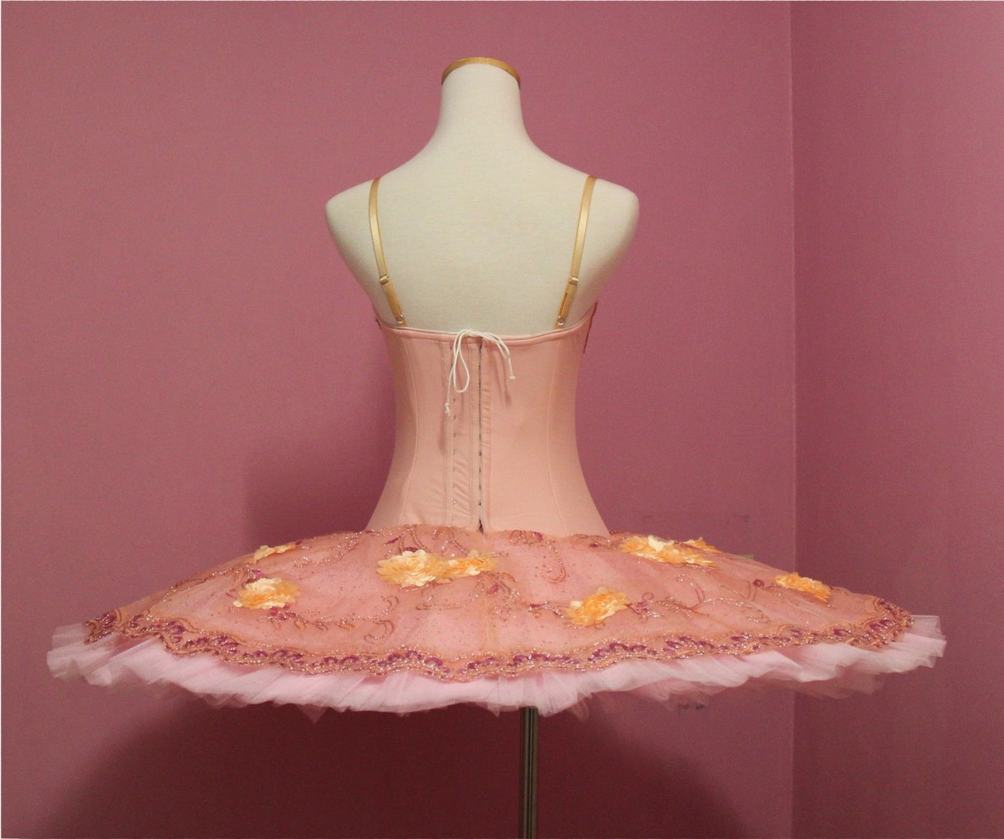 Ballet Performance Tutu: Peach colour for performance and competition