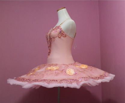 Ballet Performance Tutu: Peach colour for performance and competition